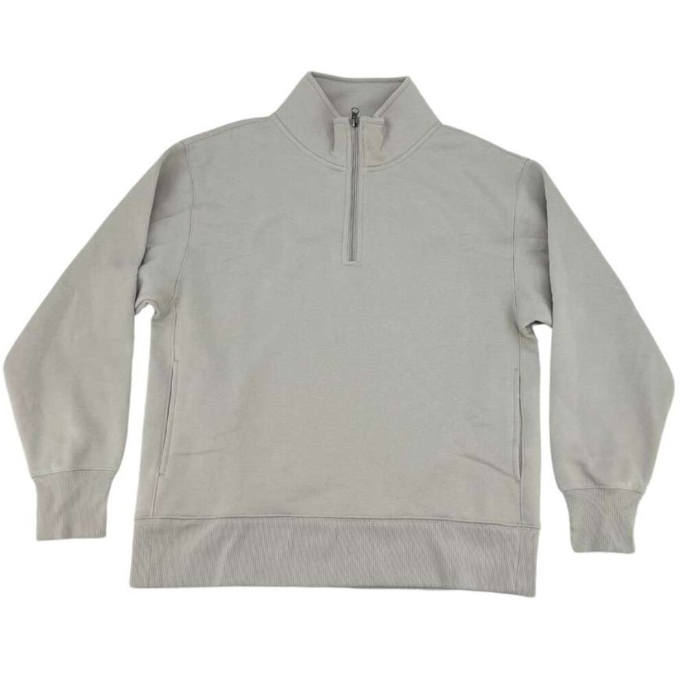 Tuff Athletics Women's Beige 1/4 Zip Fleece Pullover Sweater / Various Sizes